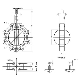 Wafer Type Butterfly Valve