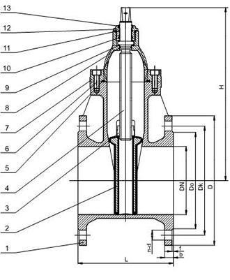 Resilient Seated Gate Valve (PN25 DN40 - DN300)